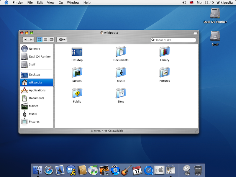 mac os panther remote access for pc
