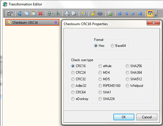 hex file crc 16 calculator checksum
